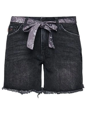Szorty jeansowe Superdry czarny