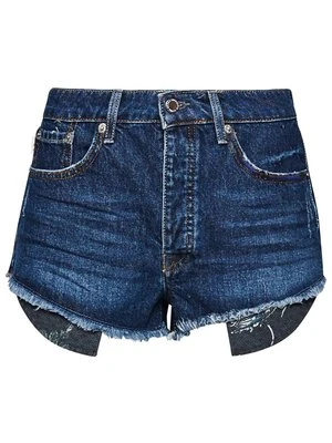 Szorty jeansowe Superdry granatowy
