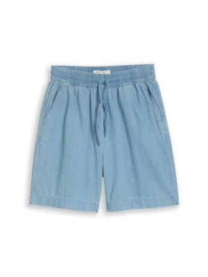 Szorty jeansowe Tom Tailor jasnoniebieski denim