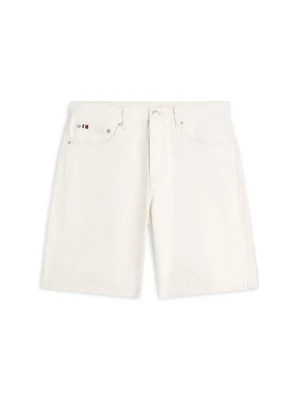 Szorty jeansowe Tommy Hilfiger mleczny