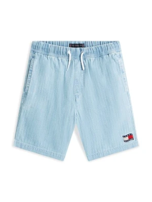 Szorty jeansowe Tommy Hilfiger niebieski denim
