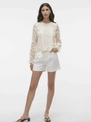 Szorty jeansowe Vero Moda biały