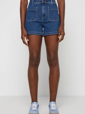 Szorty jeansowe Vero Moda granatowy