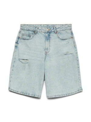 Szorty jeansowe Vero Moda jasnoniebieski denim