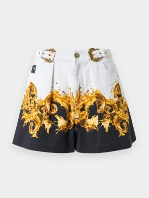 Szorty jeansowe Versace Jeans Couture biały