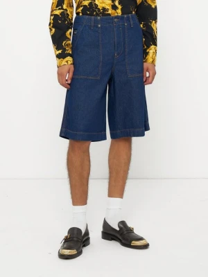 Szorty jeansowe Versace Jeans Couture niebieski denim