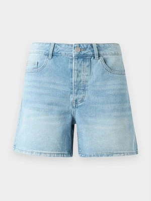 Szorty jeansowe Vila jasnoniebieski denim