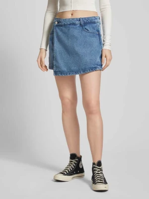 Szorty jeansowe w stylu kopertowym model ‘NOAMI’ Noisy May