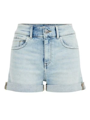 Szorty jeansowe WE Fashion jasnoniebieski melanż