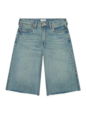 Szorty jeansowe Wrangler niebieski denim