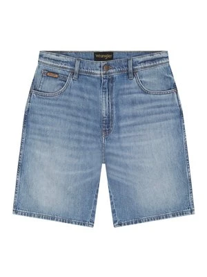 Szorty jeansowe Wrangler niebieski denim