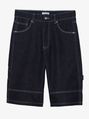 Szorty jeansowe YOURTURN By Zalando ciemnoniebieski denim