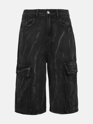 Szorty jeansowe YOURTURN By Zalando czarny