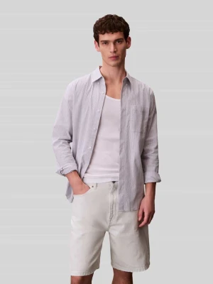 szorty jeansowe z 5 kieszeni Calvin Klein Jeans