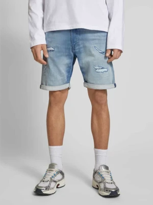 Szorty jeansowe z 5 kieszeniami model ‘RICK’ Jack&Jones Jasnoniebieski