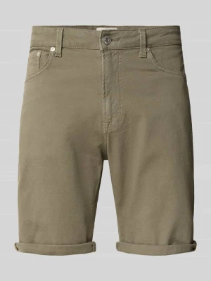 Szorty jeansowe z brzegiem i wpuszczanymi kieszeniami model 'RICK ALLEN' jack & jones