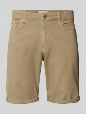 Szorty jeansowe z brzegiem i wpuszczanymi kieszeniami model 'RICK ALLEN' jack & jones