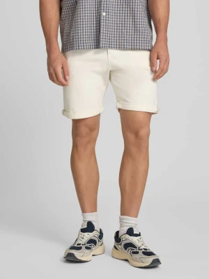 Szorty jeansowe z brzegiem i wpuszczanymi kieszeniami model 'RICK ALLEN' jack & jones