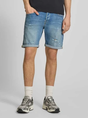 Szorty jeansowe z brzegiem model 'RICK' Jack&Jones Jasnoniebieski