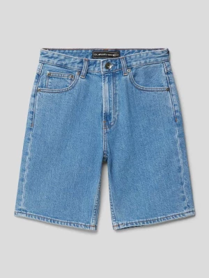 Szorty jeansowe z detalami z logo model ‘SATURN’ Quiksilver