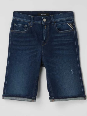 Szorty jeansowe z dodatkiem streczu model ‘Coyne’ Replay