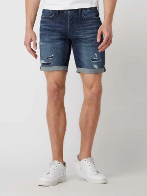 Szorty jeansowe z dodatkiem streczu model ‘Razor’ Denham