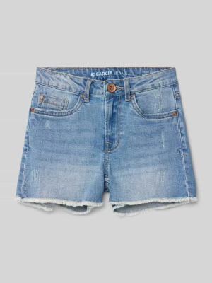 Szorty jeansowe z frędzlami model ‘Rianna’ Garcia