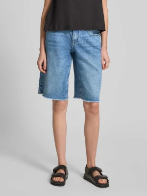 Szorty jeansowe z frędzlami model 'Rich' MAC