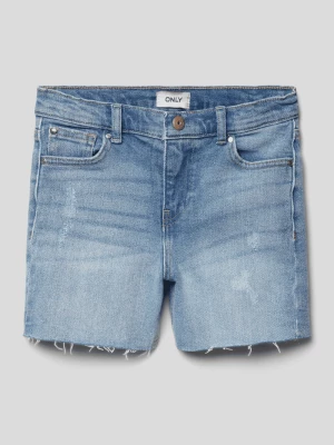 Szorty jeansowe z naszywką z logo model ‘PHINE’ Only