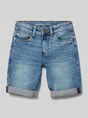 Szorty jeansowe z naszywką z logo model ‘Tavio’ Garcia