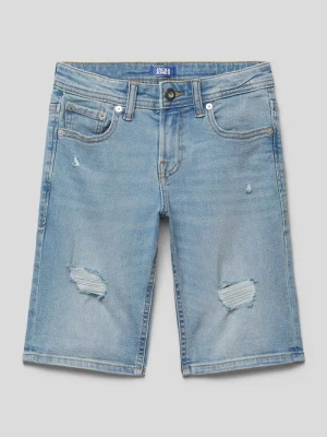 Szorty jeansowe z przetarciami model ‘RICK’ jack & jones