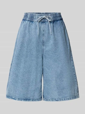 Szorty jeansowe z szeroką nogawką model 'SIGNE' Noisy May