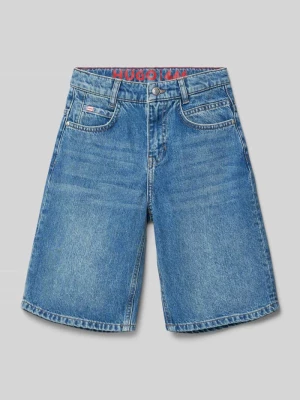 Szorty jeansowe z wpuszczanymi kieszeniami HUGO