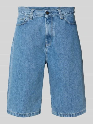 Szorty jeansowe z wpuszczanymi kieszeniami model 'Langdon' Carhartt Work In Progress
