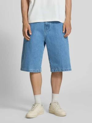 Szorty jeansowe z wpuszczanymi kieszeniami model 'Langdon' Carhartt WIP Jeansowy niebieski