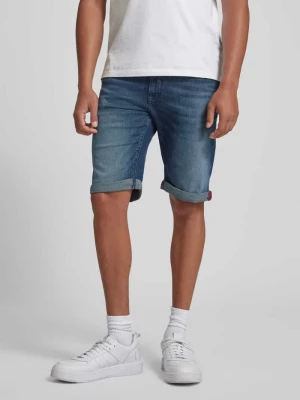 Szorty jeansowe z wpuszczanymi kieszeniami model ‘Lyon’ Pierre Cardin