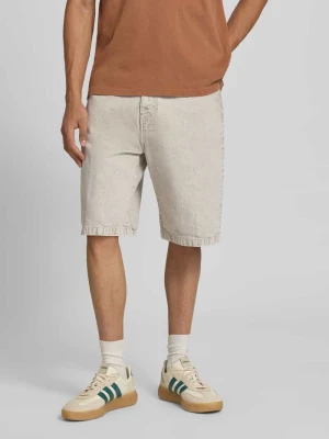 Szorty jeansowe z wpuszczanymi kieszeniami model 'Smithfield' Carhartt WIP Zielony