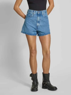 Zdjęcie produktu Szorty jeansowe z wysokim stanem o kroju mom fit z wpuszczanymi kieszeniami Levi's®