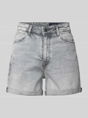 Szorty jeansowe z wysokim stanem z brzegiem model 'MONI' Noisy May