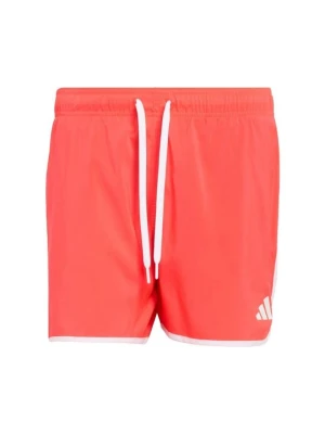 Szorty kąpielowe Adidas czerwony