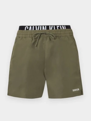 Szorty kąpielowe Calvin Klein ciemnozielony