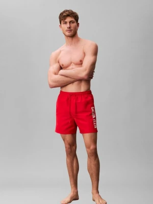 Szorty kąpielowe Calvin Klein czerwony