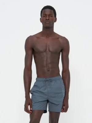 Szorty kąpielowe Calvin Klein Jeans szary melanż