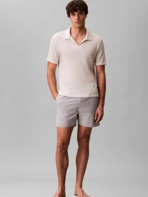 Szorty kąpielowe Calvin Klein metaliczny szary
