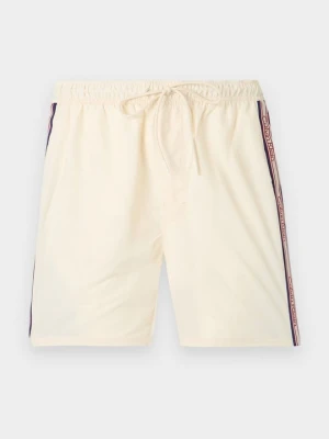 Szorty kąpielowe Calvin Klein mleczny