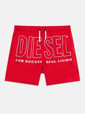 Szorty kąpielowe Diesel ciemnoczerwony