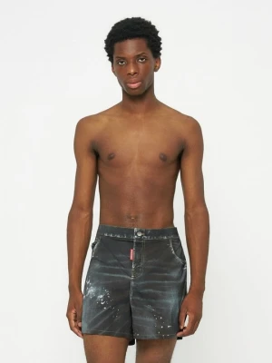 Szorty kąpielowe Dsquared2 czarny