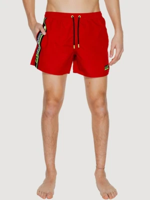 Szorty kąpielowe EA7 Emporio Armani czerwony