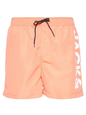 Szorty kąpielowe Jack&Jones koralowy