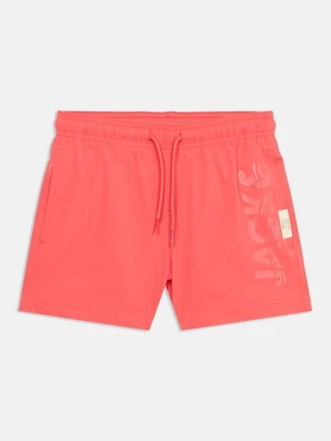 Szorty kąpielowe Jack&Jones koralowy